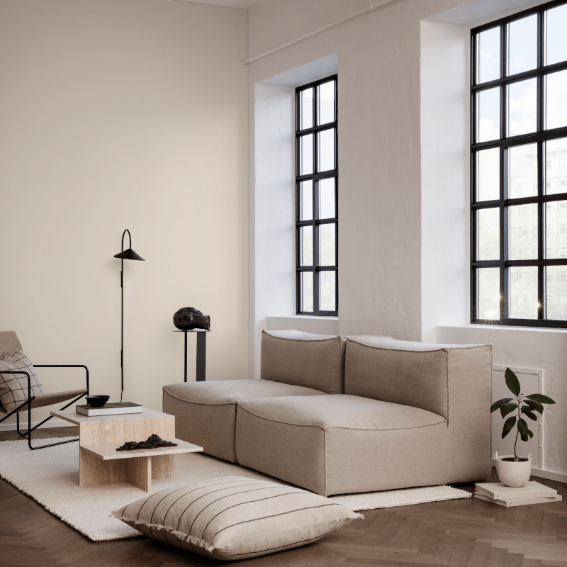Kissen - Calm Camel/Black von Ferm Living