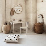 Kissen - Dot Sand Black von Ferm Living