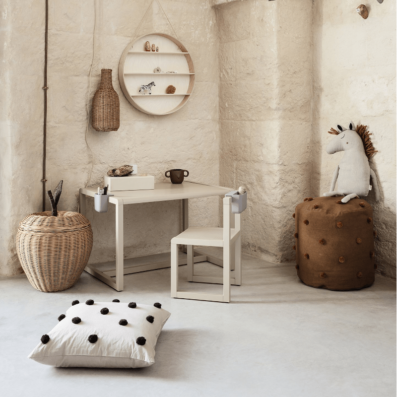 Kissen - Dot Sand Black von Ferm Living