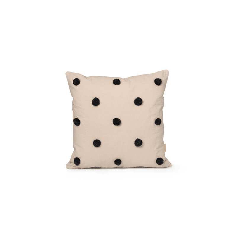 Kissen - Dot Sand/Black von Ferm Living