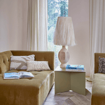 Kissen - Fluffy white/beige von HK Living
