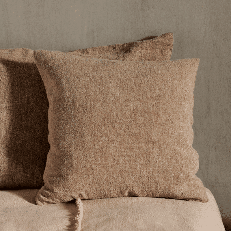 Kissen - Heavy Linen natural L von Ferm Living