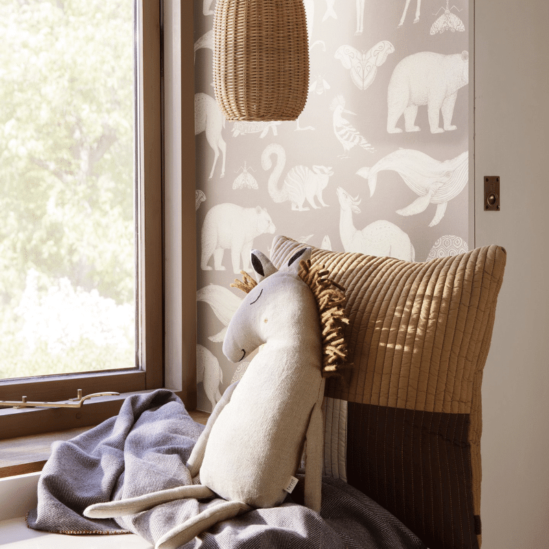 Kissen - Horse dusty natural von Ferm Living