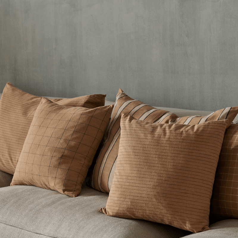Kissen - Lines brown L von Ferm Living