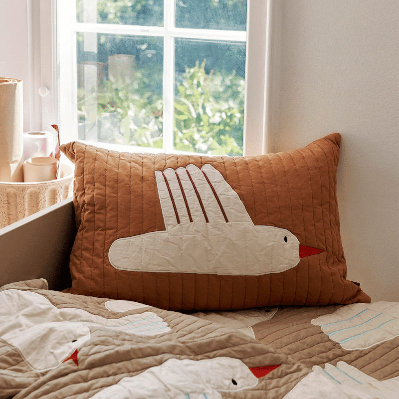 Kissen - Quilted Bird von Ferm Living