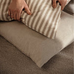 Kissen - Strand outdoor sand/off white von Ferm Living