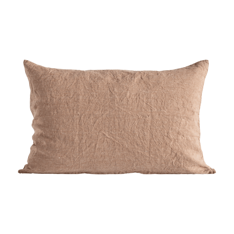 Kissenbezug - Line walnut 75 von Tine k Home