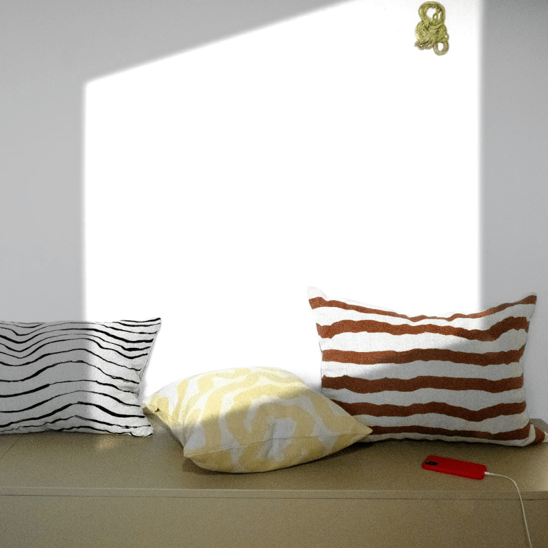 Kissenbezug - Rand Tile/off-white von Fine Little Day