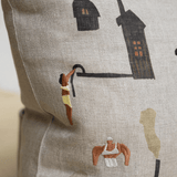Kissenbezug – SAUNA gestickt von Fine Little Day