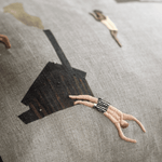 Kissenbezug – SAUNA gestickt von Fine Little Day