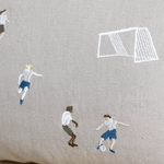 Kissenbezug – SOCCER gestickt von Fine Little Day