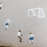 Kissenbezug – SOCCER gestickt von Fine Little Day