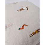 Kissenbezug – SWIMMERS gestickt von Fine Little Day