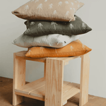Kissenbezug - TALL brown gestickt von Fine little Day