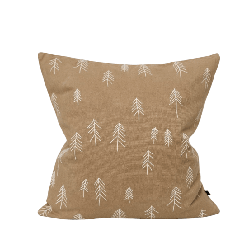 Kissenbezug - TALL brown gestickt von Fine little Day