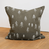 Kissenbezug - TALL gestickt green von Fine Little Day