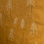 Kissenbezug - TALL gestickt mustard von Fine little Day