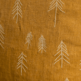 Kissenbezug - TALL gestickt mustard von Fine little Day