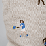 Kissenbezug – TENNIS gestickt von Fine Little Day