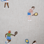 Kissenbezug – TENNIS gestickt von Fine Little Day