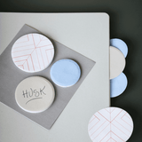 Klebezettel – Dot blau von Monograph