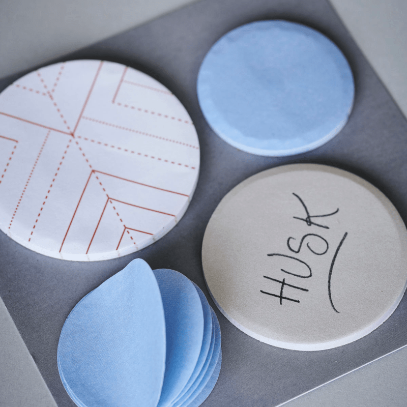 Klebezettel – Dot blau von Monograph