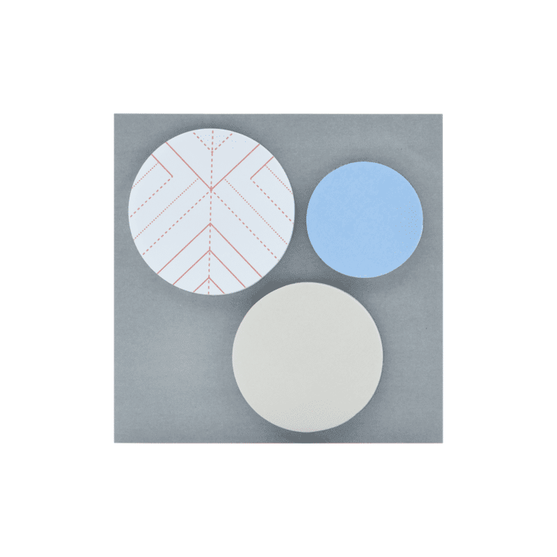Klebezettel – Dot blau von Monograph
