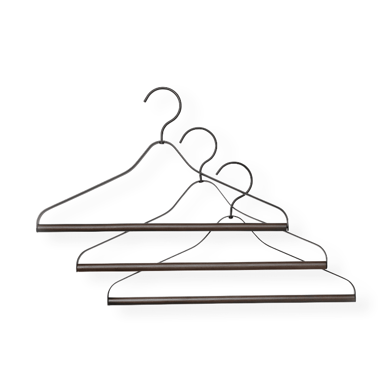 Kleiderbügel - Coat Hanger black 3er Set von Ferm Living
