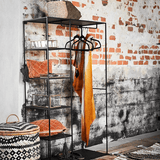 Madam Stoltz - Clothes hanger Velvet black