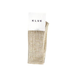 KLUE - Socken Baumwolle mit Muster beige