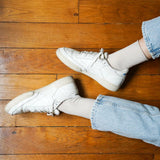 KLUE - Socken Glitzer Lyocell beige