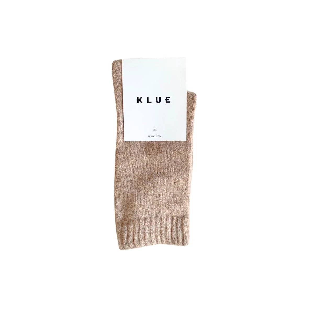 KLUE - Socken Merinowolle beige