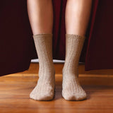 KLUE - Socken Seide/Woll Dust Star beige