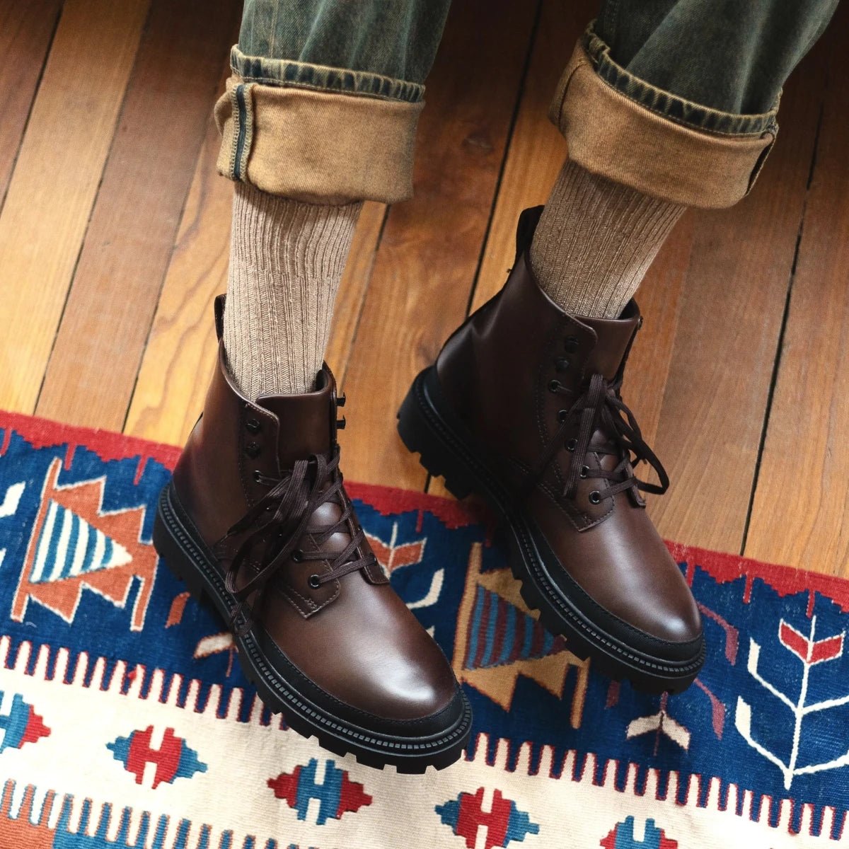KLUE - Socken Seide/Woll Dust Star beige