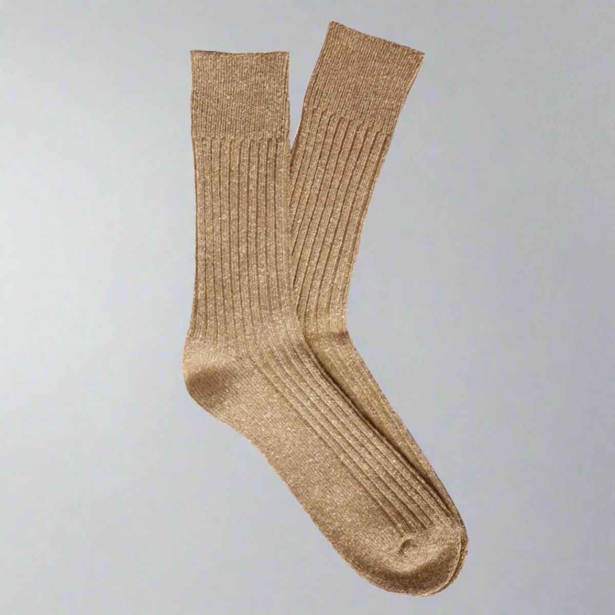 KLUE - Socken Seide/Woll Dust Star beige