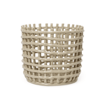 Korb – Ceramic Basket cashmere L von Ferm Living