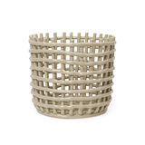 Korb – Ceramic Basket cashmere L von Ferm Living