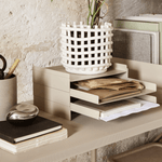 Korb - Ceramic Basket Off-White S von Ferm Living