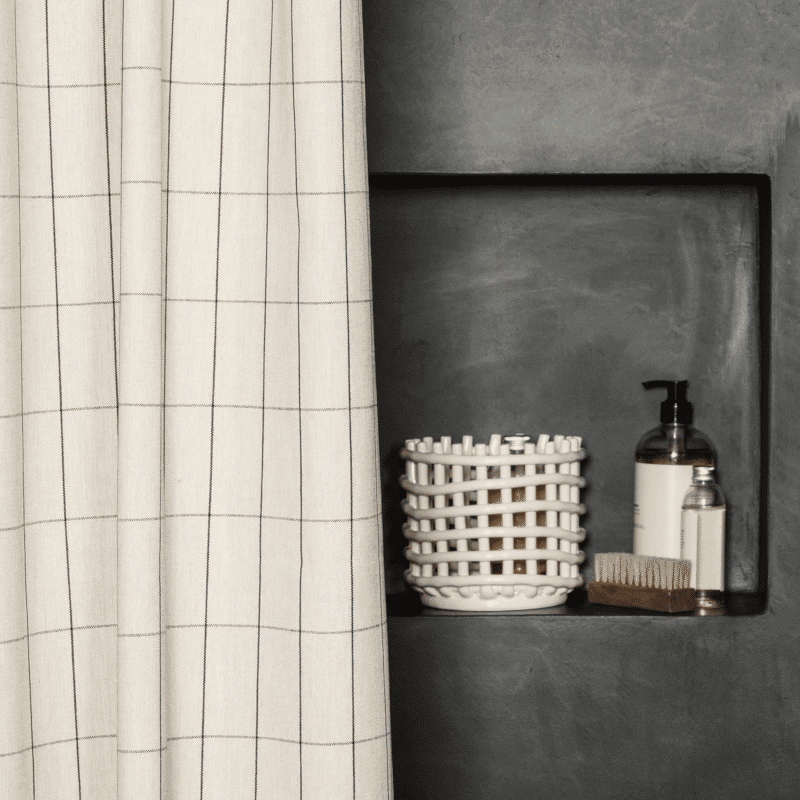 Korb - Ceramic Basket Off-White S von Ferm Living