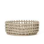 Korb – Ceramic Centrepiece cashmere von Ferm Living
