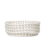Korb - Ceramic Centrepiece weiss von Ferm Living