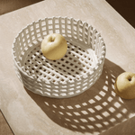 Korb - Ceramic Centrepiece weiss von Ferm Living