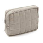 Kosmetiktasche - Quilted light stone von Humdakin