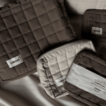 Kosmetiktasche - Quilted light stone von Humdakin