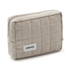 Kosmetiktasche - Quilted light stone von Humdakin