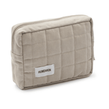Kosmetiktasche - Quilted light stone von Humdakin