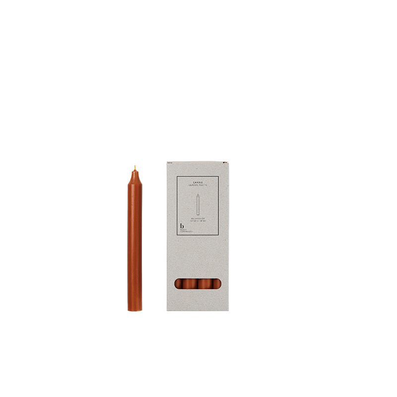 Kronkerzen – Rustik Terracotta 8er Set