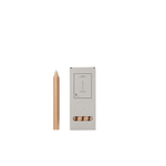 Kronkerzen - Rustik Walnut 8er Set von Broste Copenhagen