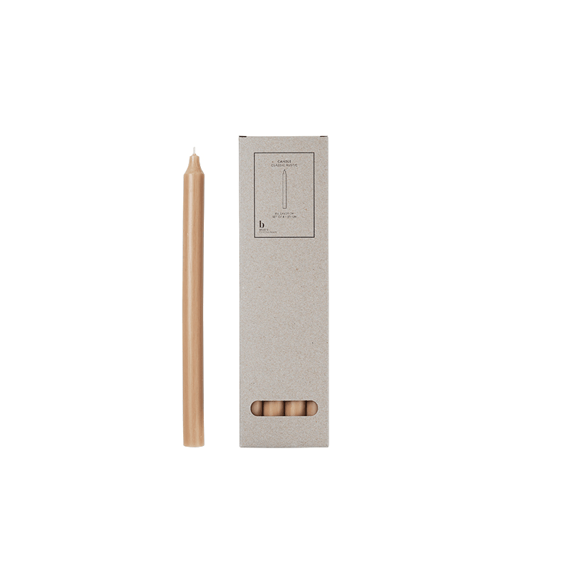 Kronkerzen - Rustik Walnut L 8er Set von Broste Copenhagen