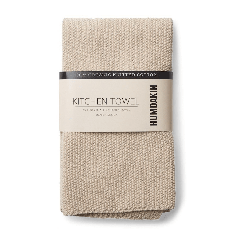 Küchentuch – Knitted light grey von Humdakin